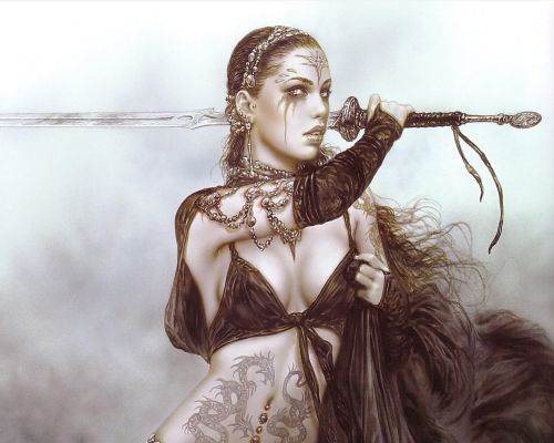Luis-Royo-Fantasy-babe-sword-16